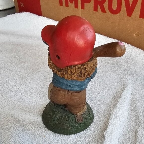 Jess Softball Baseball Slugger Player Figurine Tom Clark Gnome Gnomes EUC - Picture 3 of 5